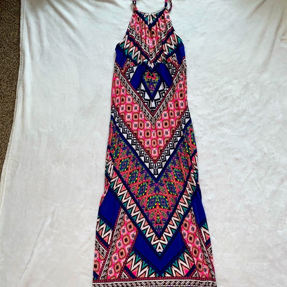 Patterned Maxi Dress